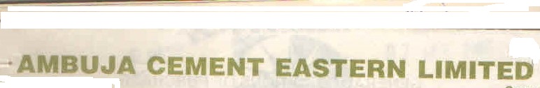 Ambuja Cement Eastern